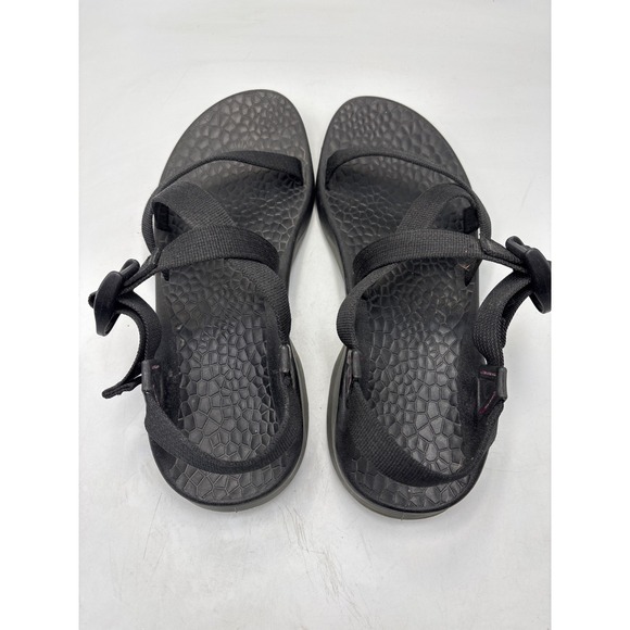 CHACO Classic Black Strap Sandals Women's Size US 9 Black - Picture 5 of 8